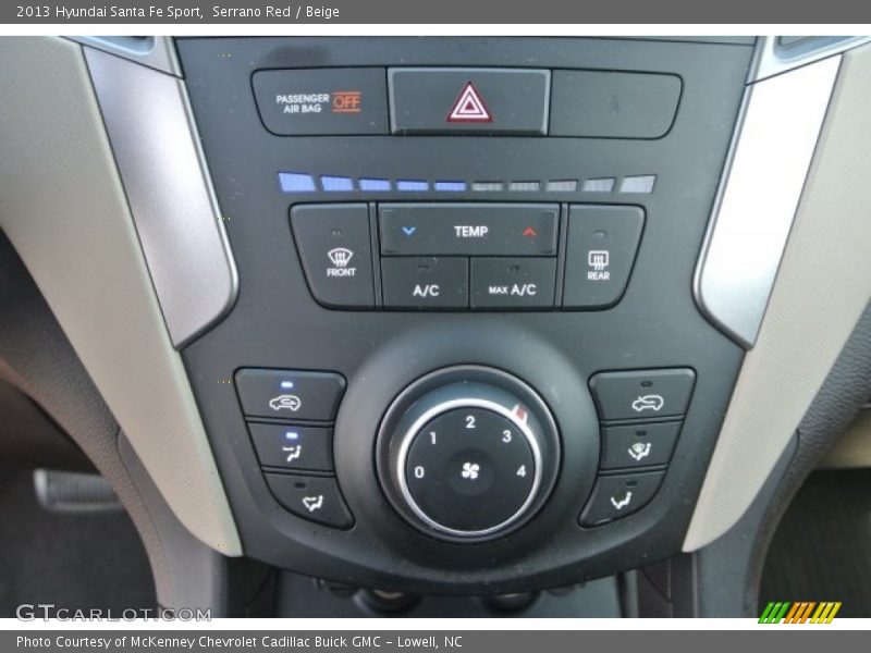 Serrano Red / Beige 2013 Hyundai Santa Fe Sport