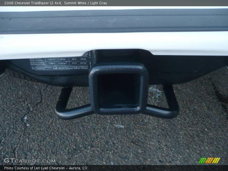 Summit White / Light Gray 2008 Chevrolet TrailBlazer LS 4x4