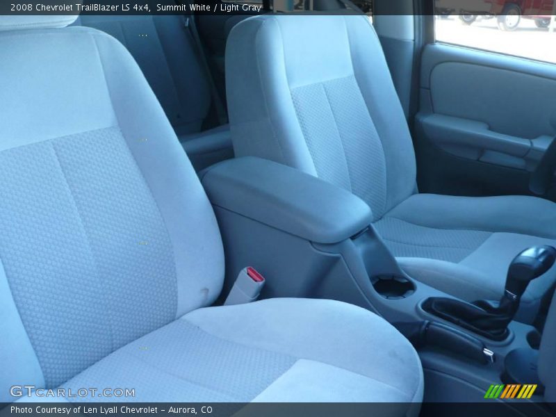Summit White / Light Gray 2008 Chevrolet TrailBlazer LS 4x4