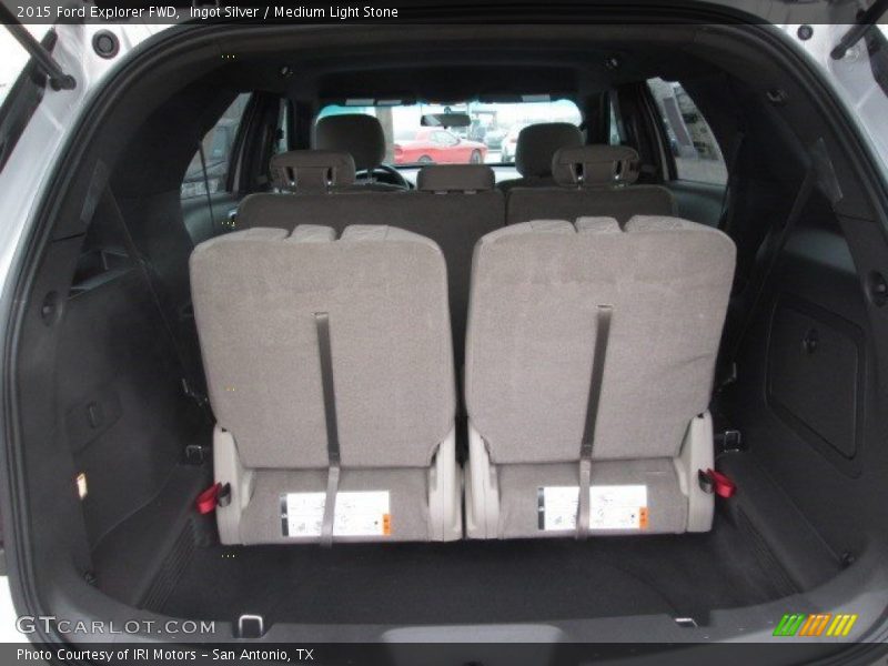 Ingot Silver / Medium Light Stone 2015 Ford Explorer FWD