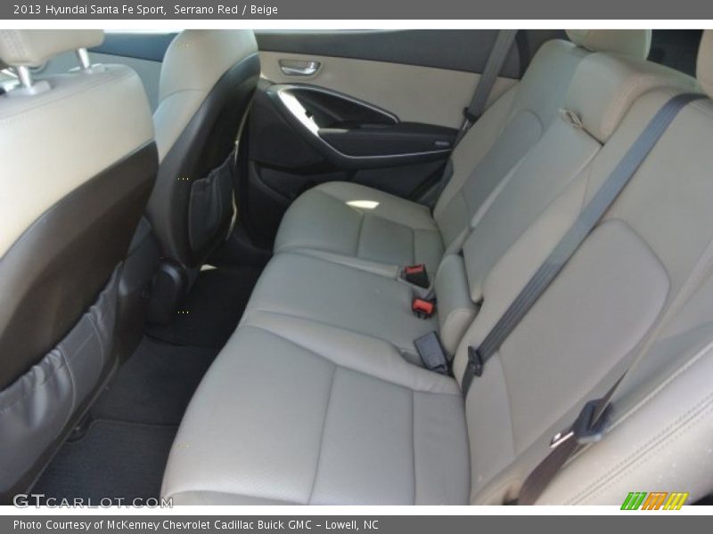 Serrano Red / Beige 2013 Hyundai Santa Fe Sport