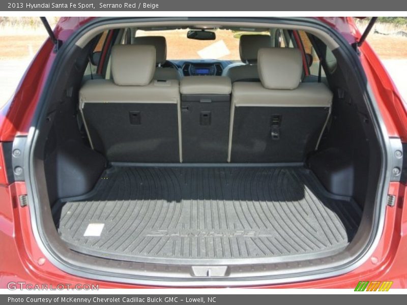 Serrano Red / Beige 2013 Hyundai Santa Fe Sport