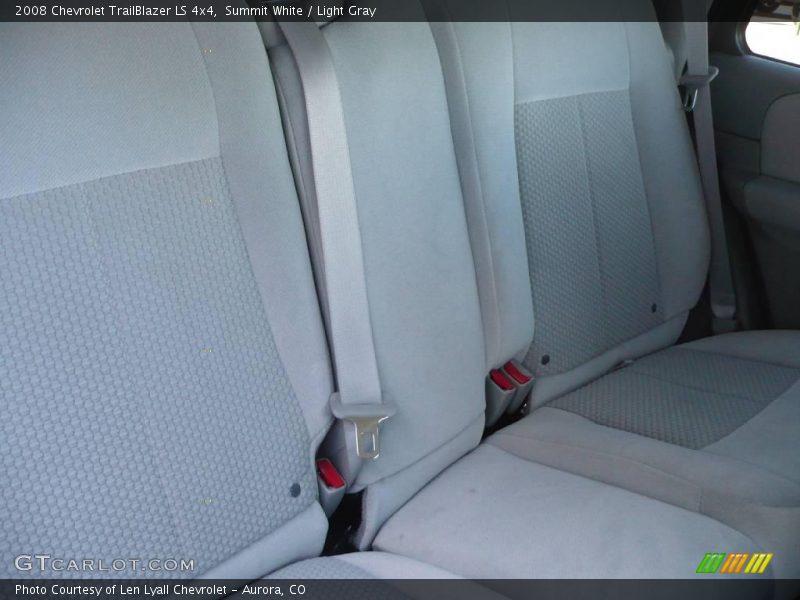 Summit White / Light Gray 2008 Chevrolet TrailBlazer LS 4x4
