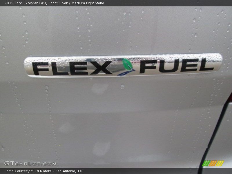 Ingot Silver / Medium Light Stone 2015 Ford Explorer FWD
