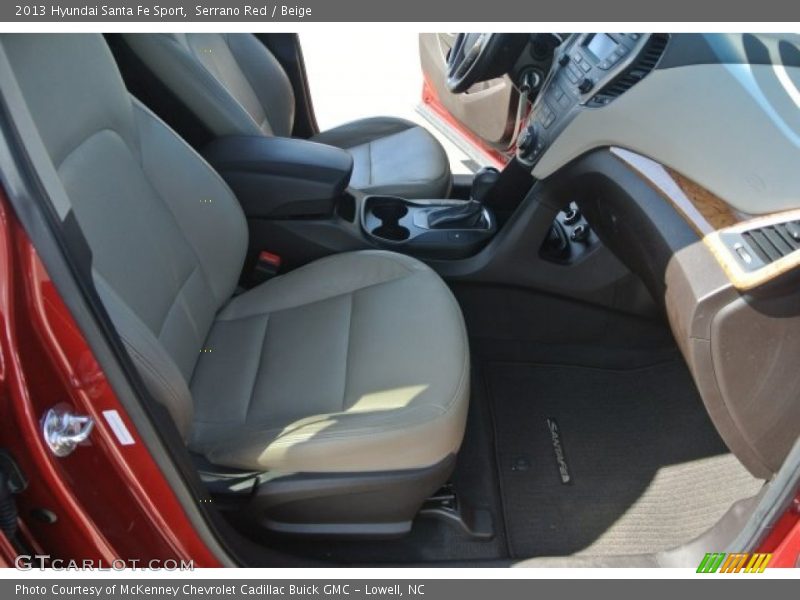 Serrano Red / Beige 2013 Hyundai Santa Fe Sport