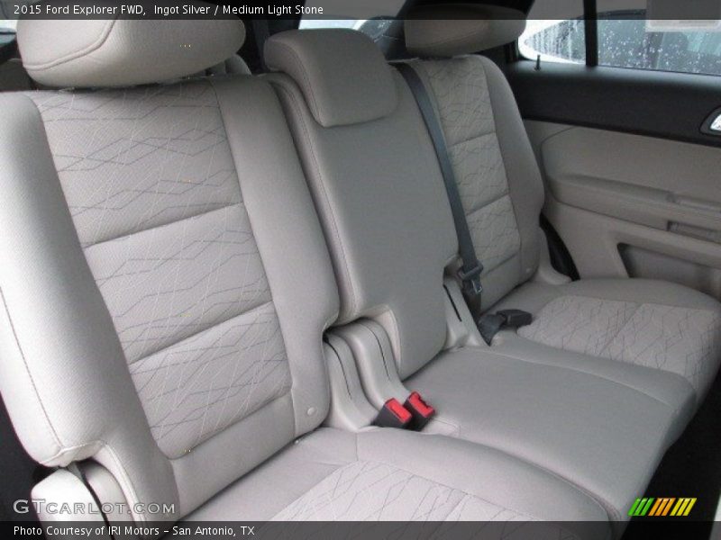 Ingot Silver / Medium Light Stone 2015 Ford Explorer FWD