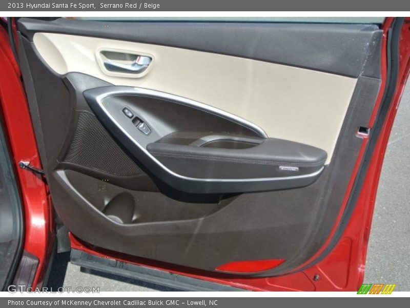 Serrano Red / Beige 2013 Hyundai Santa Fe Sport
