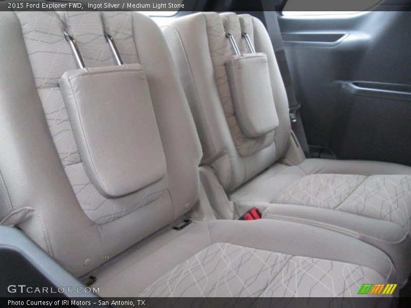 Ingot Silver / Medium Light Stone 2015 Ford Explorer FWD