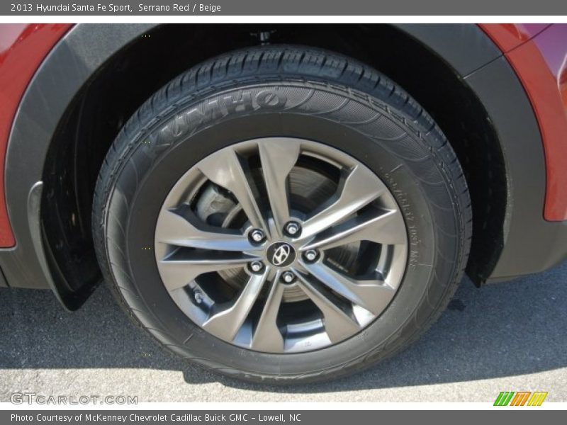 Serrano Red / Beige 2013 Hyundai Santa Fe Sport
