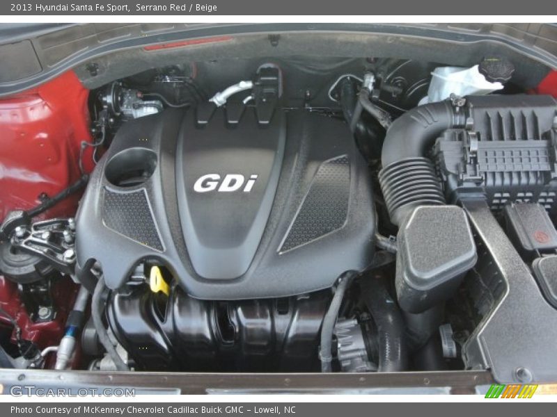 Serrano Red / Beige 2013 Hyundai Santa Fe Sport