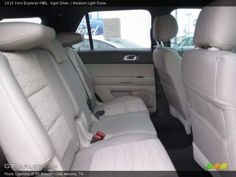 Ingot Silver / Medium Light Stone 2015 Ford Explorer FWD