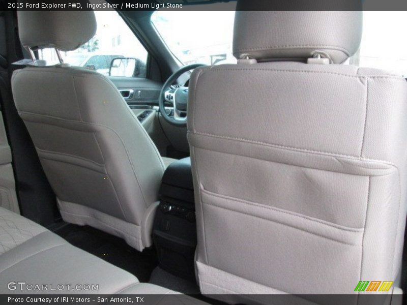 Ingot Silver / Medium Light Stone 2015 Ford Explorer FWD