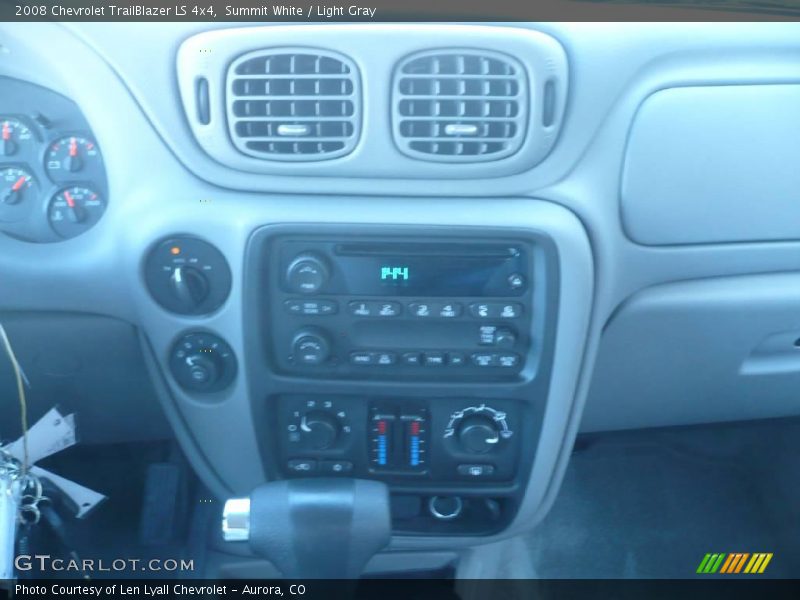 Summit White / Light Gray 2008 Chevrolet TrailBlazer LS 4x4