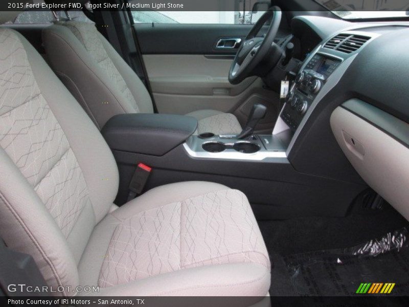Ingot Silver / Medium Light Stone 2015 Ford Explorer FWD