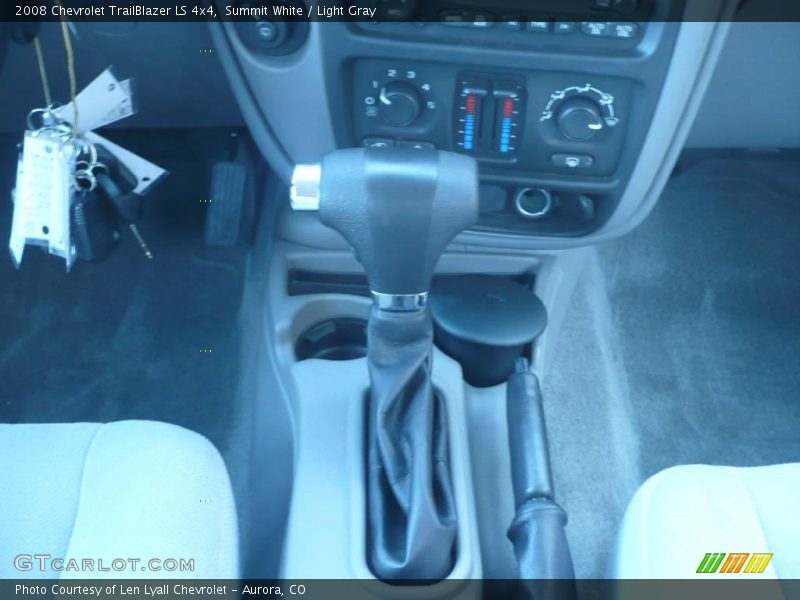Summit White / Light Gray 2008 Chevrolet TrailBlazer LS 4x4