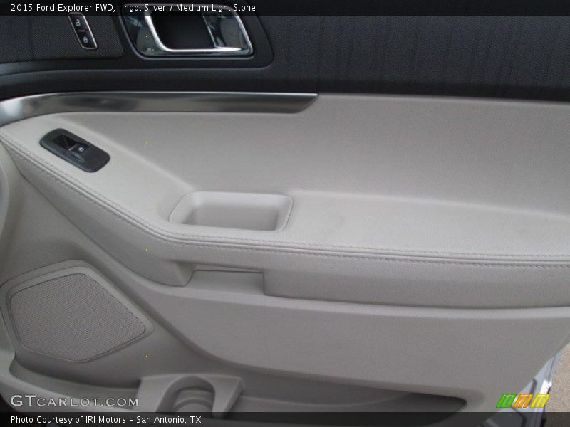 Ingot Silver / Medium Light Stone 2015 Ford Explorer FWD