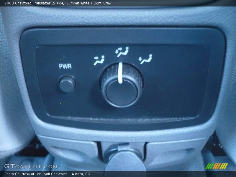 Summit White / Light Gray 2008 Chevrolet TrailBlazer LS 4x4