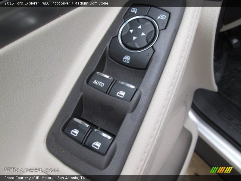 Ingot Silver / Medium Light Stone 2015 Ford Explorer FWD