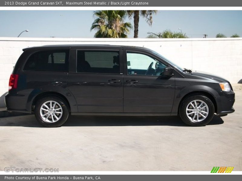 Maximum Steel Metallic / Black/Light Graystone 2013 Dodge Grand Caravan SXT