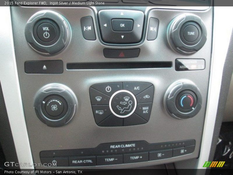 Ingot Silver / Medium Light Stone 2015 Ford Explorer FWD