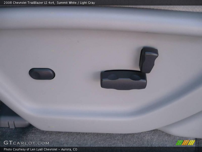 Summit White / Light Gray 2008 Chevrolet TrailBlazer LS 4x4