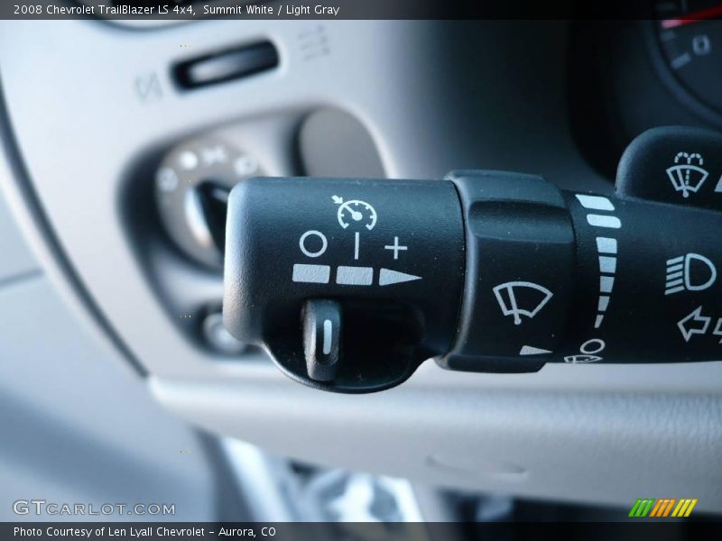 Summit White / Light Gray 2008 Chevrolet TrailBlazer LS 4x4