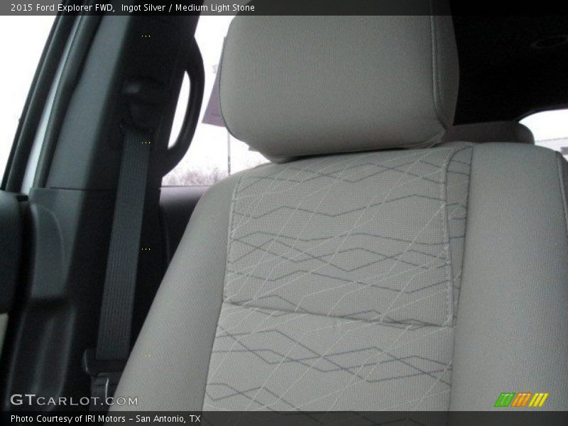 Ingot Silver / Medium Light Stone 2015 Ford Explorer FWD
