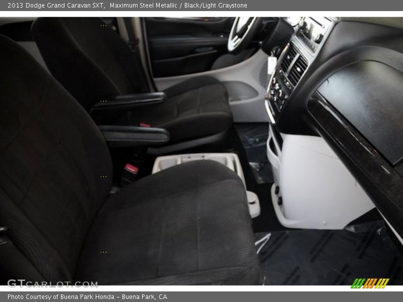 Maximum Steel Metallic / Black/Light Graystone 2013 Dodge Grand Caravan SXT