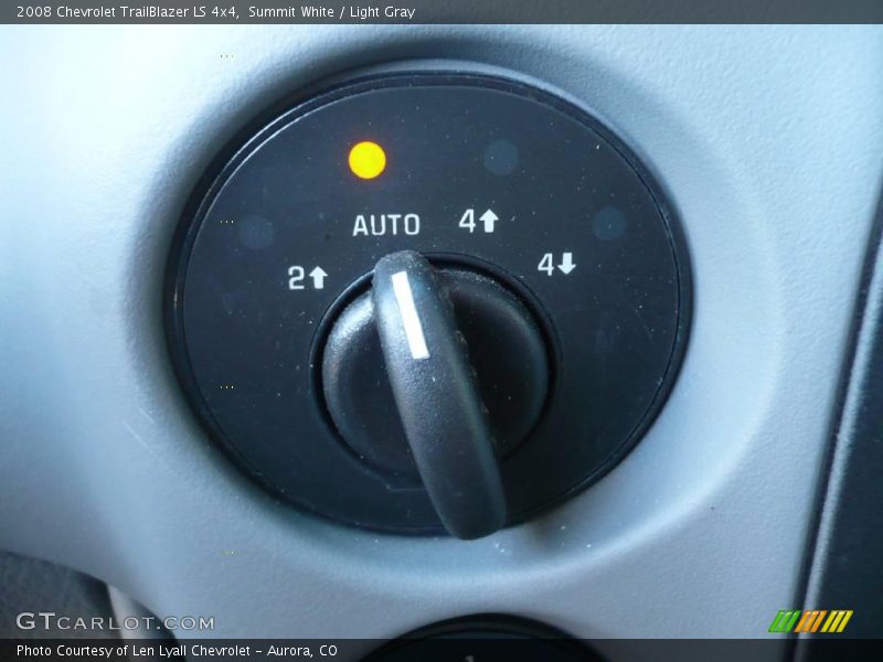 Summit White / Light Gray 2008 Chevrolet TrailBlazer LS 4x4