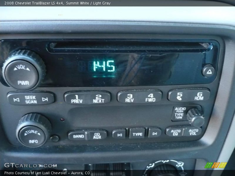 Summit White / Light Gray 2008 Chevrolet TrailBlazer LS 4x4