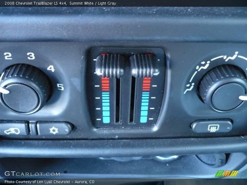 Summit White / Light Gray 2008 Chevrolet TrailBlazer LS 4x4