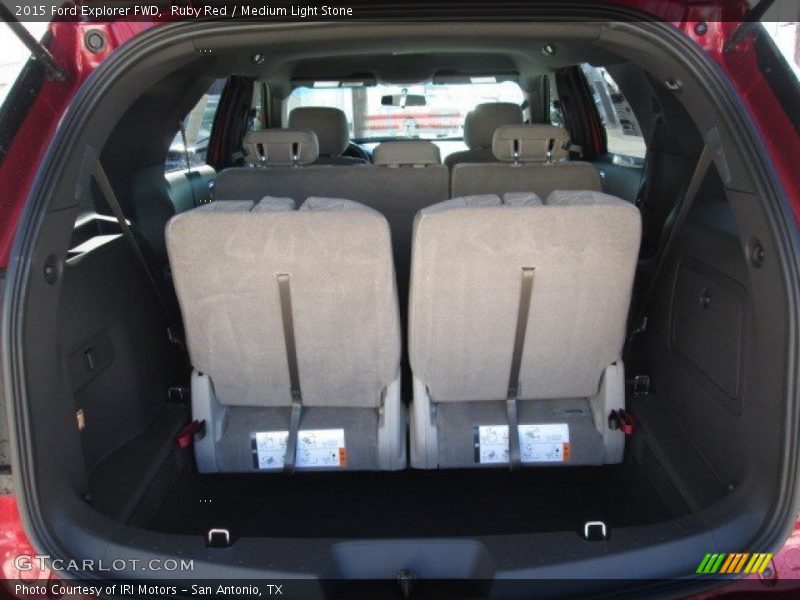 Ruby Red / Medium Light Stone 2015 Ford Explorer FWD