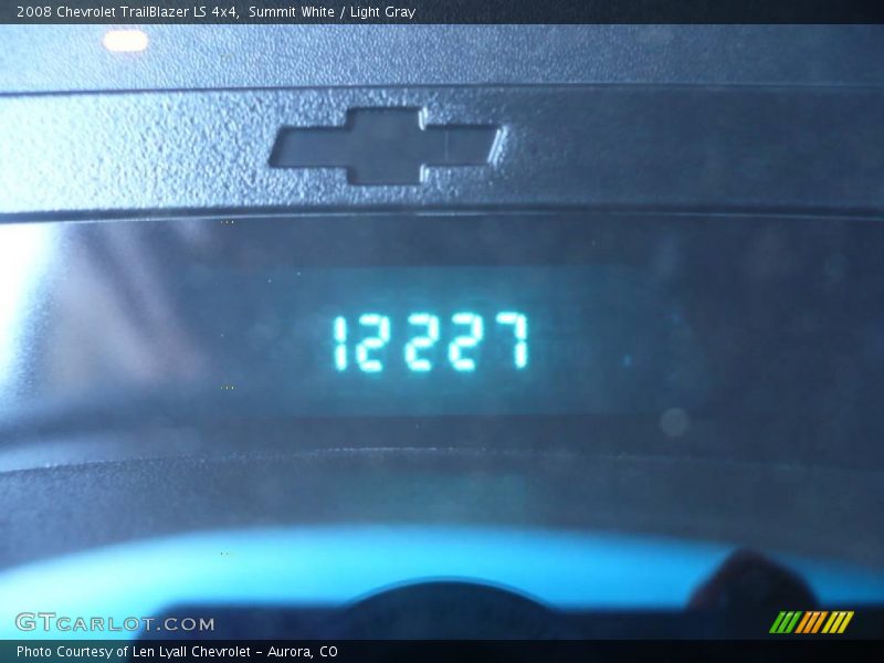 Summit White / Light Gray 2008 Chevrolet TrailBlazer LS 4x4