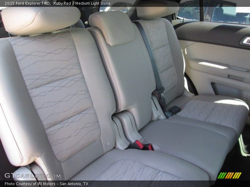 Ruby Red / Medium Light Stone 2015 Ford Explorer FWD