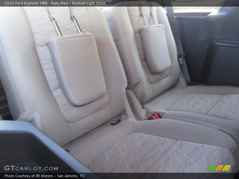 Ruby Red / Medium Light Stone 2015 Ford Explorer FWD