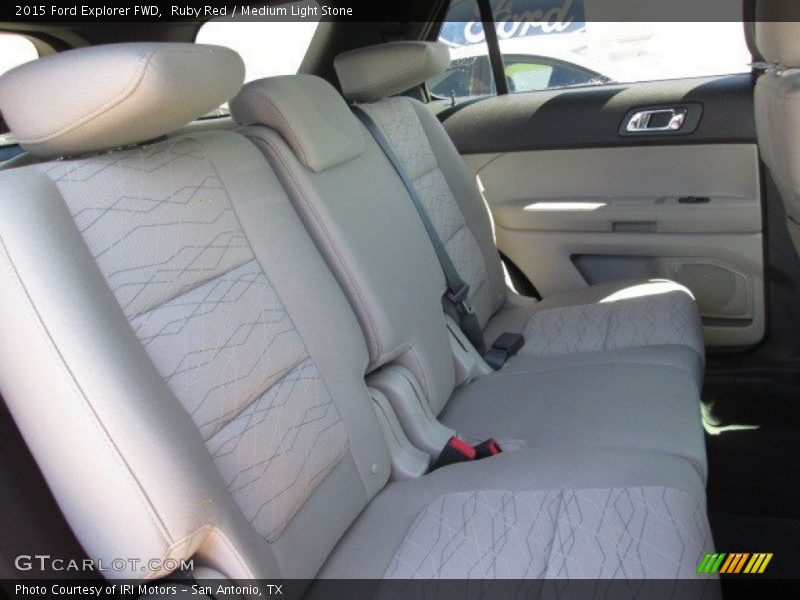 Ruby Red / Medium Light Stone 2015 Ford Explorer FWD