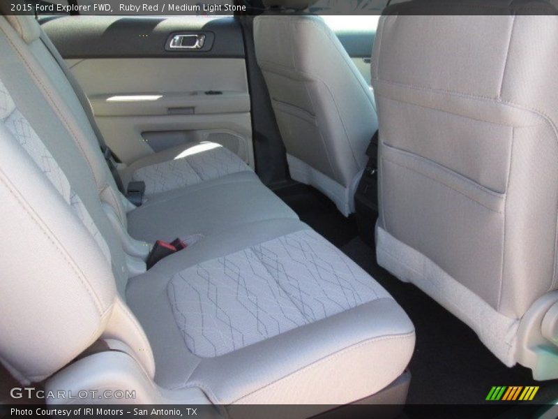 Ruby Red / Medium Light Stone 2015 Ford Explorer FWD