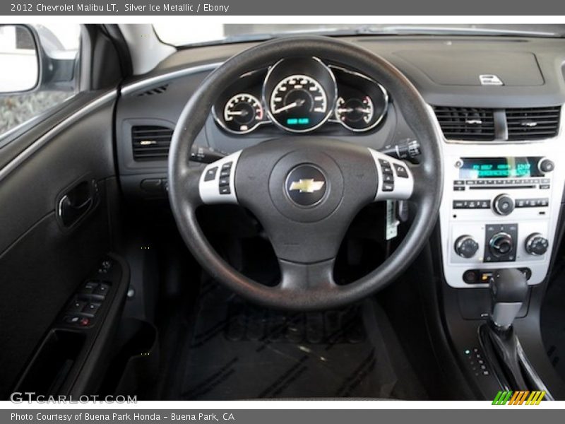 Silver Ice Metallic / Ebony 2012 Chevrolet Malibu LT