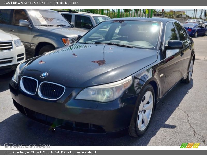 Jet Black / Black 2004 BMW 5 Series 530i Sedan