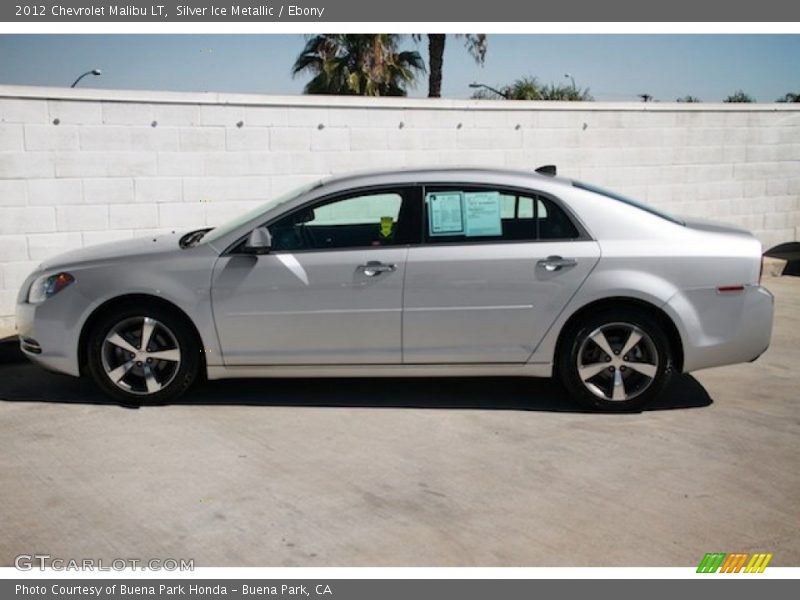 Silver Ice Metallic / Ebony 2012 Chevrolet Malibu LT