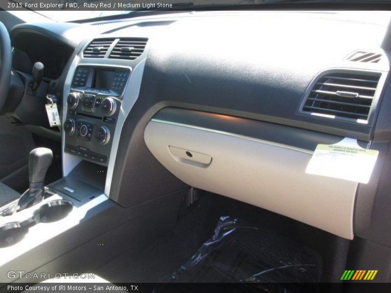 Ruby Red / Medium Light Stone 2015 Ford Explorer FWD