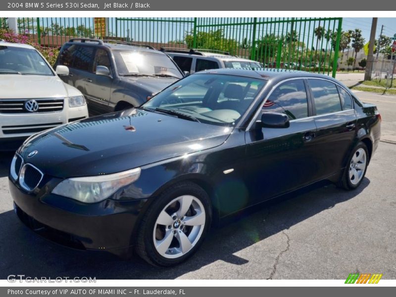 Jet Black / Black 2004 BMW 5 Series 530i Sedan