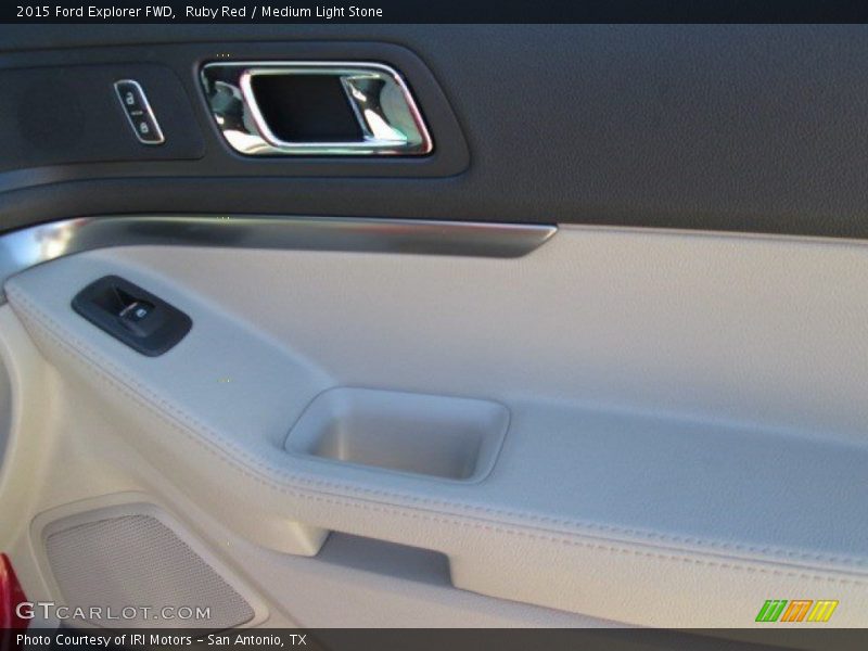 Ruby Red / Medium Light Stone 2015 Ford Explorer FWD