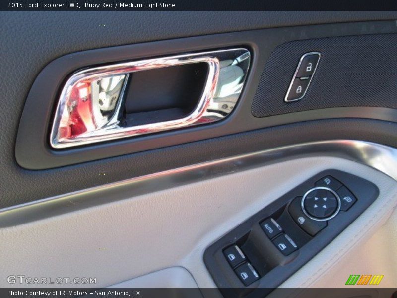 Ruby Red / Medium Light Stone 2015 Ford Explorer FWD
