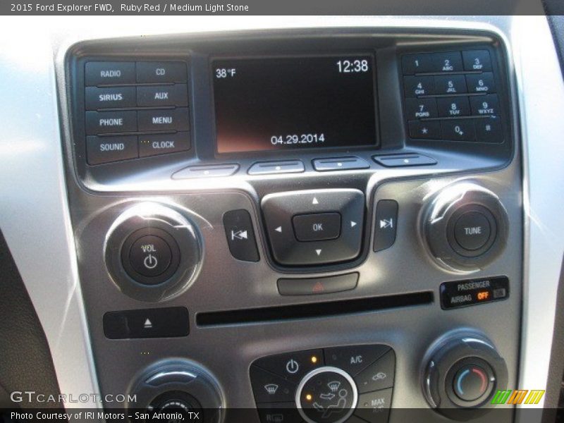 Ruby Red / Medium Light Stone 2015 Ford Explorer FWD