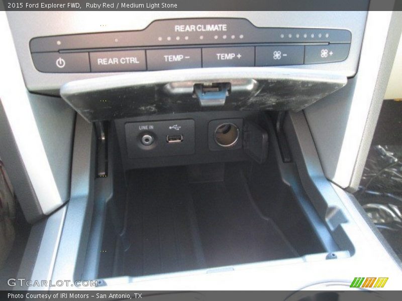 Ruby Red / Medium Light Stone 2015 Ford Explorer FWD