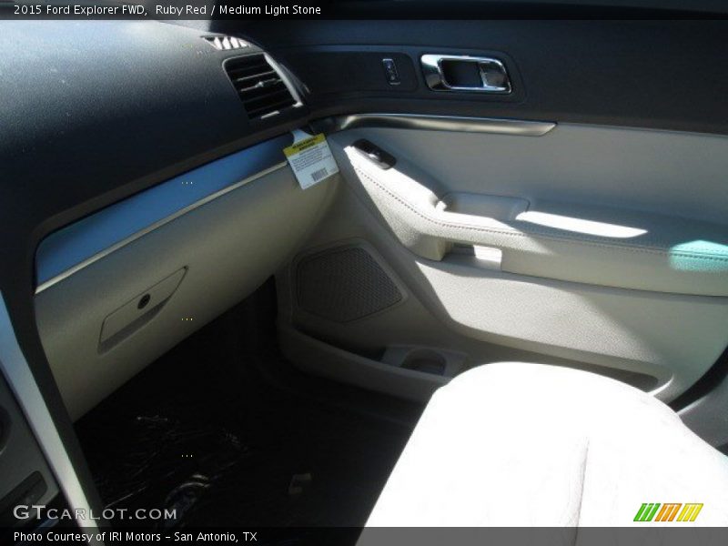 Ruby Red / Medium Light Stone 2015 Ford Explorer FWD
