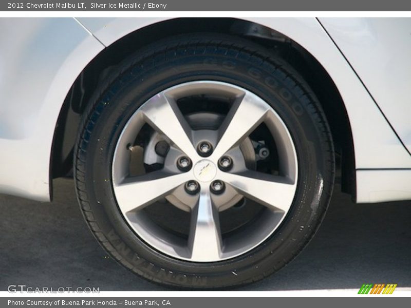 Silver Ice Metallic / Ebony 2012 Chevrolet Malibu LT