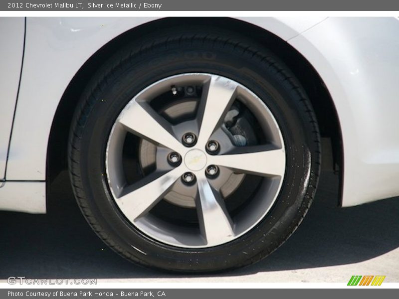 Silver Ice Metallic / Ebony 2012 Chevrolet Malibu LT