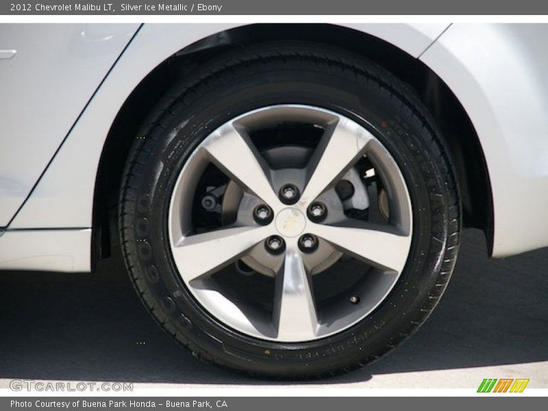 Silver Ice Metallic / Ebony 2012 Chevrolet Malibu LT